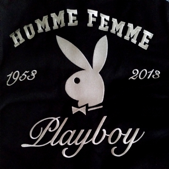 🔥NWT Rare Playboy Varsity Jacket-100%Leather Sleeves & Wool Body-Unisex XS men - Picture 2 of 6